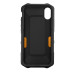 Element Case Formula Case - удароустойчив хибриден кейс за iPhone XS, iPhone X (черен-оранжев)  8