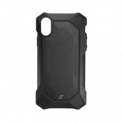 Element Case Rev Case - удароустойчив хибриден кейс за iPhone XS, iPhone X (черен) 