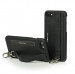 Mike Galeli Back Case JESSE - кожен (естествена кожа) кейс с въже за ръката и джоб за кредитна карта за iPhone SE (2022), iPhone SE (2020), iPhone 8, iPhone 7 (черен) 1