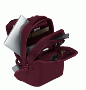 Incase ICON Backpack - елегантна и стилна раница за MacBook Pro 15 и лаптопи до 15 инча (тъмночервен) 4
