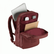 Incase City Commuter Backpack - елегантна и стилна раница за MacBook Pro 15 и лаптопи до 15 инча (тъмночервен) 8