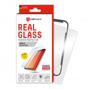 Displex Real Glass 10H Protector 2D - калено стъклено защитно покритие за дисплея на iPhone 5, iPhone 5S, iPhone SE (прозрачен)