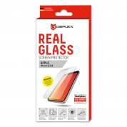 Displex Real Glass 10H Protector 2D - калено стъклено защитно покритие за дисплея на iPhone SE (2022), iPhone SE (2020), iPhone 8, iPhone 7, iPhone 6S (прозрачен) 2
