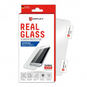 Displex Real Glass 10H Protector 2D - калено стъклено защитно покритие за дисплея на Samsung Galaxy J7 (2017) (прозрачен)