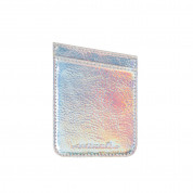 CaseMate Pockets - кожено калъфче, тип джоб за гърба на вашия телефон, побиращо до две кредитни/дебитни карти (хамелеон)