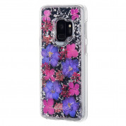 CaseMate Karat Petals Case - дизайнерски кейс с истински цветя и с висока защита за Samsung Galaxy S9 (лилав) 2