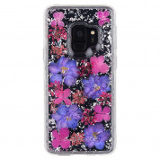 CaseMate Karat Petals Case - дизайнерски кейс с истински цветя и с висока защита за Samsung Galaxy S9 (лилав) 1