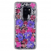 CaseMate Karat Petals Case - дизайнерски кейс с истински цветя и с висока защита за Samsung Galaxy S9 Plus (лилав) 1