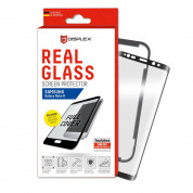 Displex Real Glass 10H Protector 3D Full Cover - калено стъклено защитно покритие за дисплея на Samsung Galaxy Note 8 (черен-прозрачен)