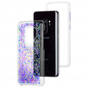 CaseMate Glow Waterfall Case - дизайнерски кейс с висока защита за Samsung Galaxy S9 Plus (лилав) 3