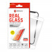 Displex Real Glass 10H Protector 3D Full Cover - калено стъклено защитно покритие за дисплея на iPhone 8, iPhone 7, iPhone 6S (бял-прозрачен) 1