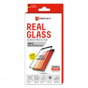 Displex Real Glass 10H Protector 3D Full Cover - калено стъклено защитно покритие за дисплея на iPhone 8 Plus, iPhone 7 Plus, iPhone 6S Plus (черен-прозрачен) 2