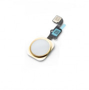 Apple Home Button Key Cable Fingerprint Touch ID - оригинален резервен Home бутон за iPhone 6, iPhone 6 Plus (златист)