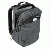 Incase City Backpack - елегантна и стилна раница за MacBook Pro 15, 17 инча и лаптопи до 17 инча (тъмносив) 5