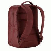 Incase City Backpack - елегантна и стилна раница за MacBook Pro 15, 17 инча и лаптопи до 17 инча (тъмночервен) 5