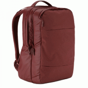 Incase City Backpack - елегантна и стилна раница за MacBook Pro 15, 17 инча и лаптопи до 17 инча (тъмночервен) 1