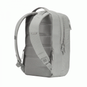 Incase City Diamond Ripstop Backpack - елегантна и стилна раница за MacBook Pro 15, 17 инча и лаптопи до 17 инча (сив) 6