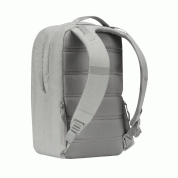 Incase City Diamond Ripstop Backpack - елегантна и стилна раница за MacBook Pro 15, 17 инча и лаптопи до 17 инча (сив) 4