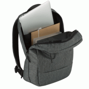 Incase City Compact Backpack - елегантна и стилна раница за MacBook Pro 15 и лаптопи до 15 инча (тъмносив) 8