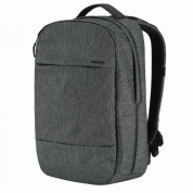 Incase City Compact Backpack - елегантна и стилна раница за MacBook Pro 15 и лаптопи до 15 инча (тъмносив) 7