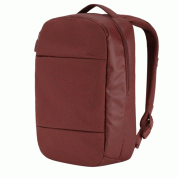 Incase City Compact Backpack - елегантна и стилна раница за MacBook Pro 15 и лаптопи до 15 инча (тъмночервен) 1