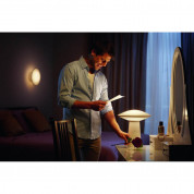 Philips Hue Phoenix Lamp - стенна лампа с бяла светлина за безжично управляемо осветление за iOS и Android устройства (черен) 1