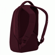 Incase ICON Lite Backpack - елегантна и стилна раница за MacBook Pro 15 и лаптопи до 15 инча (тъмночервен) 2