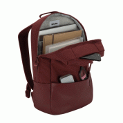 Incase Compass Backpack - елегантна и стилна раница за MacBook Pro 15 и лаптопи до 15 инча (тъмночервен) 8