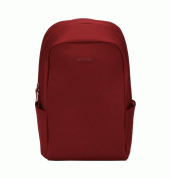 Incase District Backpack - елегантна и стилна раница за MacBook Pro 15 и лаптопи до 15 инча (тъмночервен)