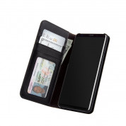 CaseMate Wallet Folio - кожен калъф (естествена кожа), тип портфейл за Samsung Galaxy S9 Plus (черен) 4