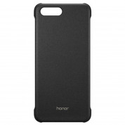 Huawei Magnet Cover Case - оригинален поликарбонатов кейс за Huawei Honor View 10 (черен)