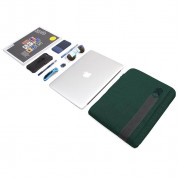 STM Ridge Sleeve - дизайнерски ударо и водоустойчив калъф за iPad Pro 12.9 (2018), iPad Pro 12.9 (2020), iPad Pro 12.9 (2021), MacBook Air 11, MacBook 12, преносими компютри и таблети до 12.9 инча (зелен) 4