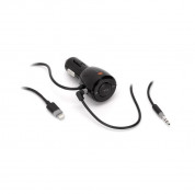 Griffin iTrip Aux cable and Lightning Connector - зарядно за кола с контролери, Aux кабел и Lightning кабел за iPhone, iPad, iPod (черен) 3