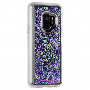 CaseMate Glow Waterfall Case - дизайнерски кейс с висока защита за Samsung Galaxy S9 (лилав)