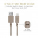 Native Union Key Lightning Cable - здрав плетен кабел, тип ключодържател с Lightning за Apple устройства (сив-бял) 9