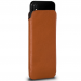 SENA Bence UltrasSlim Wallet - кожен калъф (естествена кожа, ръчна изработка) с джоб за кредитна карта за iPhone XS, iPhone X (кафяв) 3