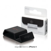 Elago S4 Stand - алуминиева поставка за iPhone 4/4S и Samsung Galaxy S3, S3 Neo (черна) 2