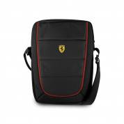 Ferrari Scuderia Tablet Bag - дизайнерска чанта с презрамка таблети до 10 инча (черен)