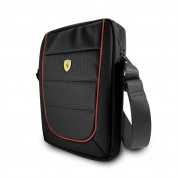 Ferrari Scuderia Tablet Bag - дизайнерска чанта с презрамка таблети до 10 инча (черен) 1