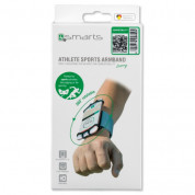 4smarts Universal Sports Wristband ATHLETE - неопренов спортен калъф за ръка за iPhone и смартфони до 6 инча (сив) 9