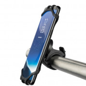 4smarts Universal Sports Wristband ATHLETE with Bike Holder - неопренов спортен калъф за ръка и поставка за колело за iPhone и смартфони до 6 инча (черен)