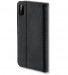 4smarts Flip Case Trendline Genuine Leather - калъф от естествена кожа с поставка и отделение за кр. карта за iPhone XS, iPhone X (черен) 2