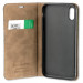 4smarts Flip Case Trendline Genuine Leather - калъф от естествена кожа с поставка и отделение за кр. карта за iPhone XS, iPhone X (черен) 3