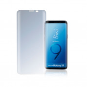 4smarts Second Glass Curved Privacy Case Friendly - стъклено покритие с извити ръбове и определен ъгъл на виждане за Samsung Galaxy S9 (прозрачен)