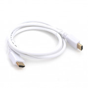 Omega HDMI Cable - HDMI кабел за мобилни устройства (1.5 метра) (бял)