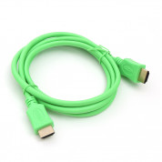 Omega HDMI Cable - HDMI кабел за мобилни устройства (1.5 метра) (зелен)