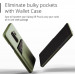Mujjo Leather Wallet Case - кожен (естествена кожа) кейс с джоб за кредитна карта за Samsung Galaxy S9 Plus (зелен) 2