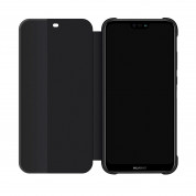 Huawei Smart View Cover - оригинален кожен калъф за Huawei P20 Lite (черен) 3