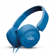 JBL T450, on-ear, active noise-cancelling headphones - blue