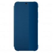 Huawei Smart View Cover - оригинален кожен калъф за Huawei P20 Lite (син)